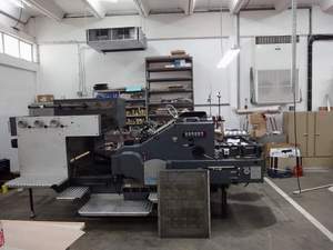 Newly installed Steuer PZ 90 at our customer's printing shop